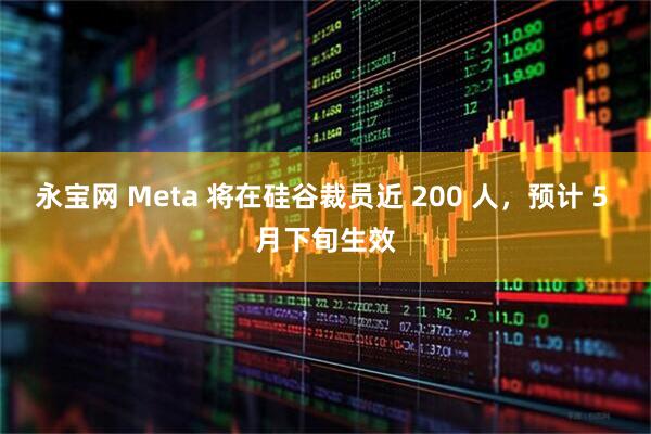 永宝网 Meta 将在硅谷裁员近 200 人，预计 5 月下旬生效